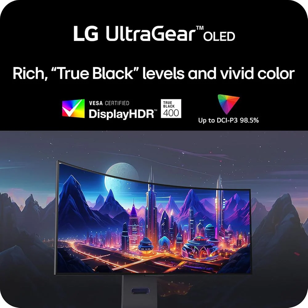 LG 45" UltraGear 1440p OLED Curved Gaming Monitor + 26 Months Protection Bundle - Image 14