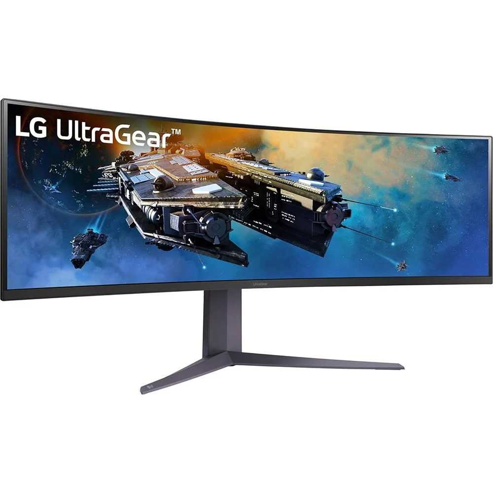 LG 45GR75DCB 45-inch Ultragear Curved Gaming Monitor, 3-Way Adjustable Stand - Image 2