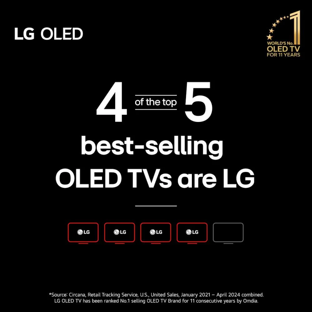 LG 48 Inch Class OLED evo C4 Series Smart TV 4K Processor (2024) - Image 11