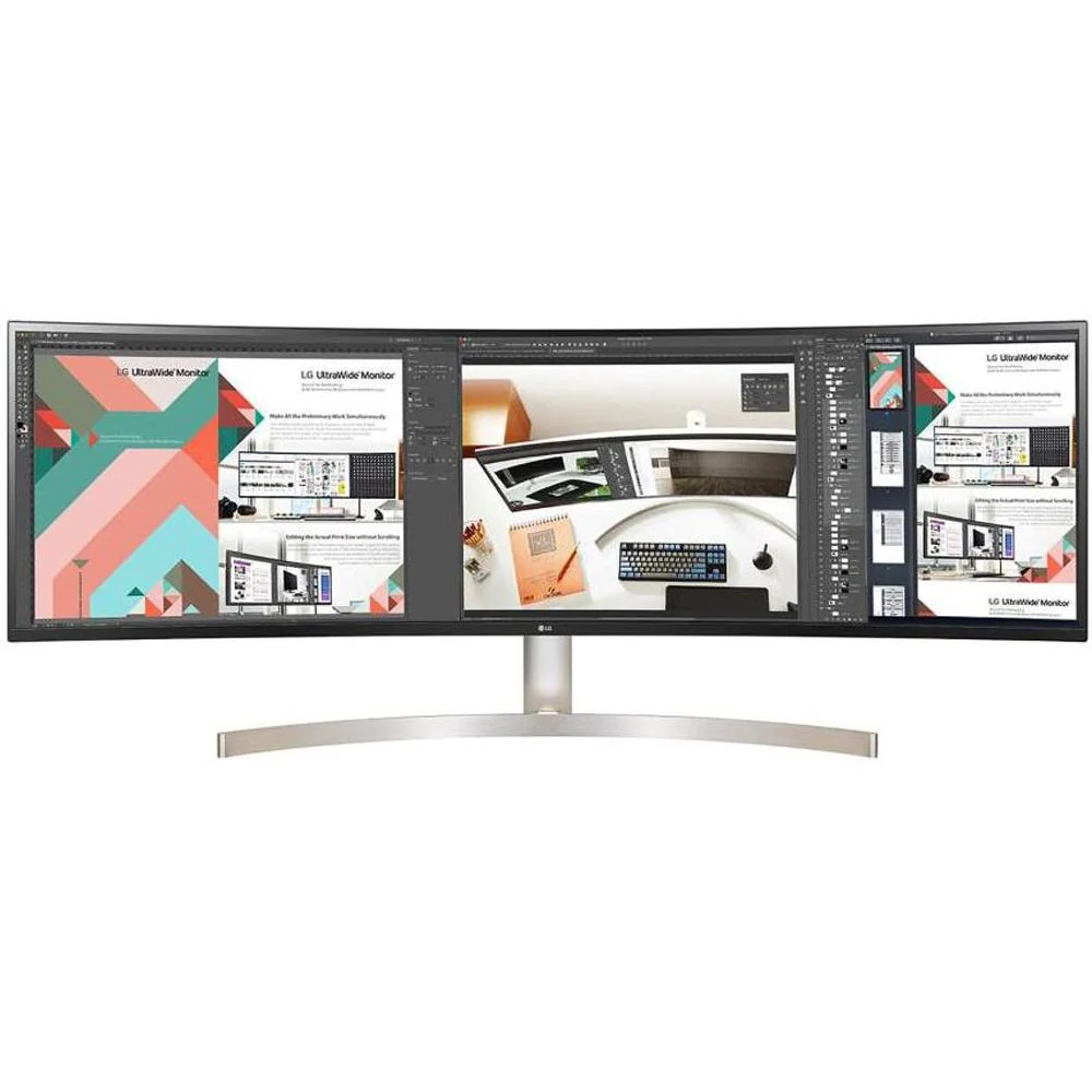 LG 49" Class 32:9 UltraWide Dual QHD IPS Curved LED Monitor + Mouse Pad Bundle - Image 9