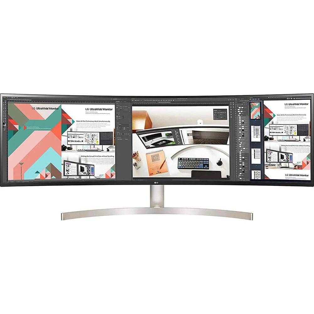 LG LG49WL95CWE - 49" UltraWide Dual QHD HDR10 IPS Curved LED Monitor (Open box)