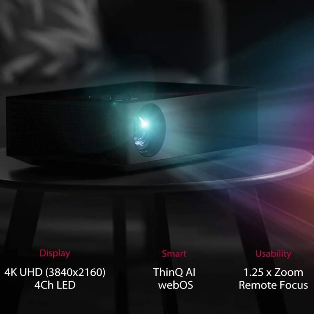 LG 4K UHD LED Smart Home Theater Projector 140" Display Open Box+1 Year Warranty - Image 3