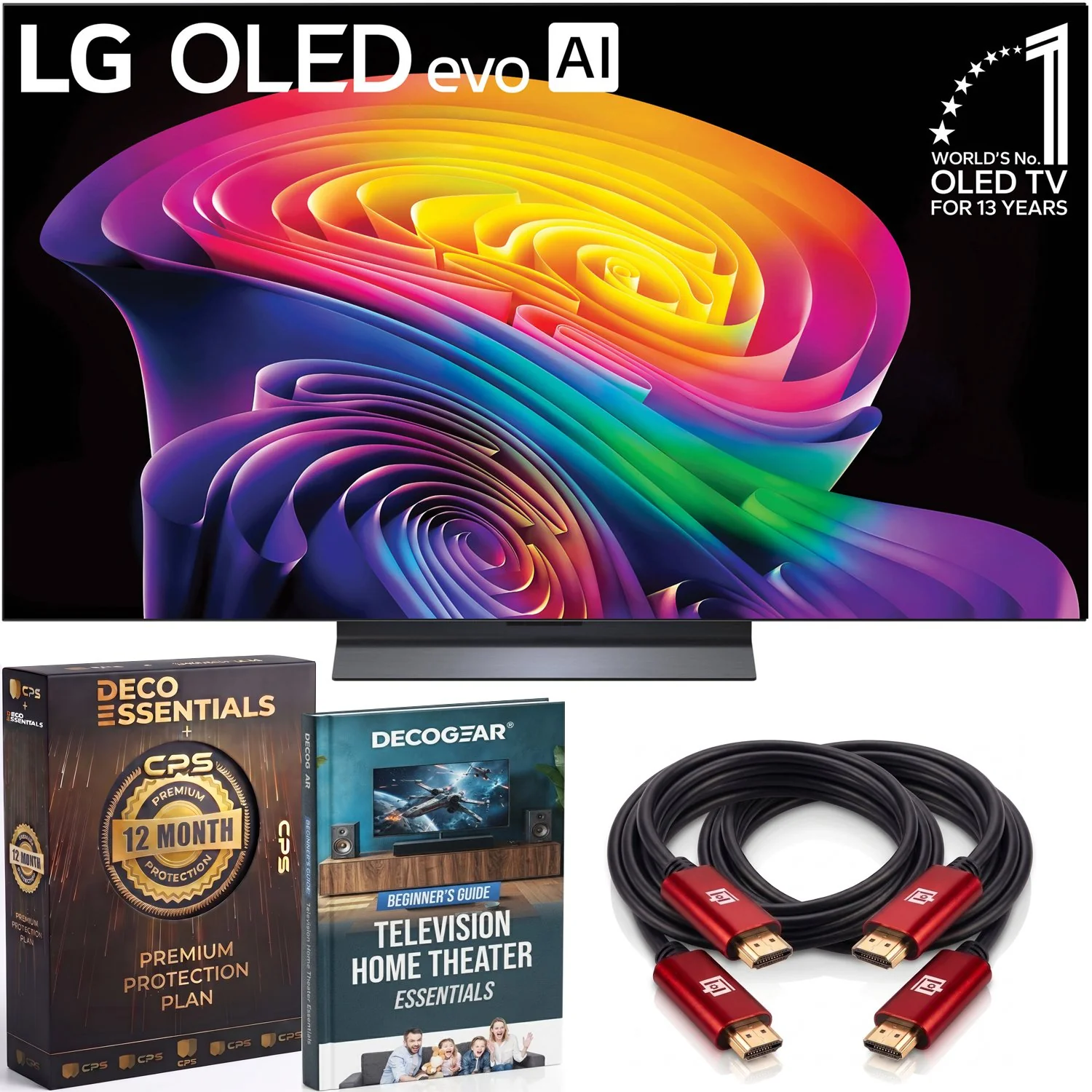 LG 55 inch OLED evo AI C6 4K Smart webOS TV (2026) w/ 1 YR Warranty Bundle