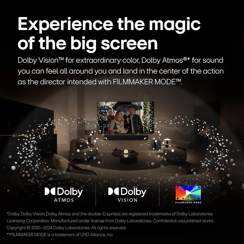 LG 65 Inch OLED evo G4 Series Smart TV 4K HDR 2024 with LG Soundbar - Image 15