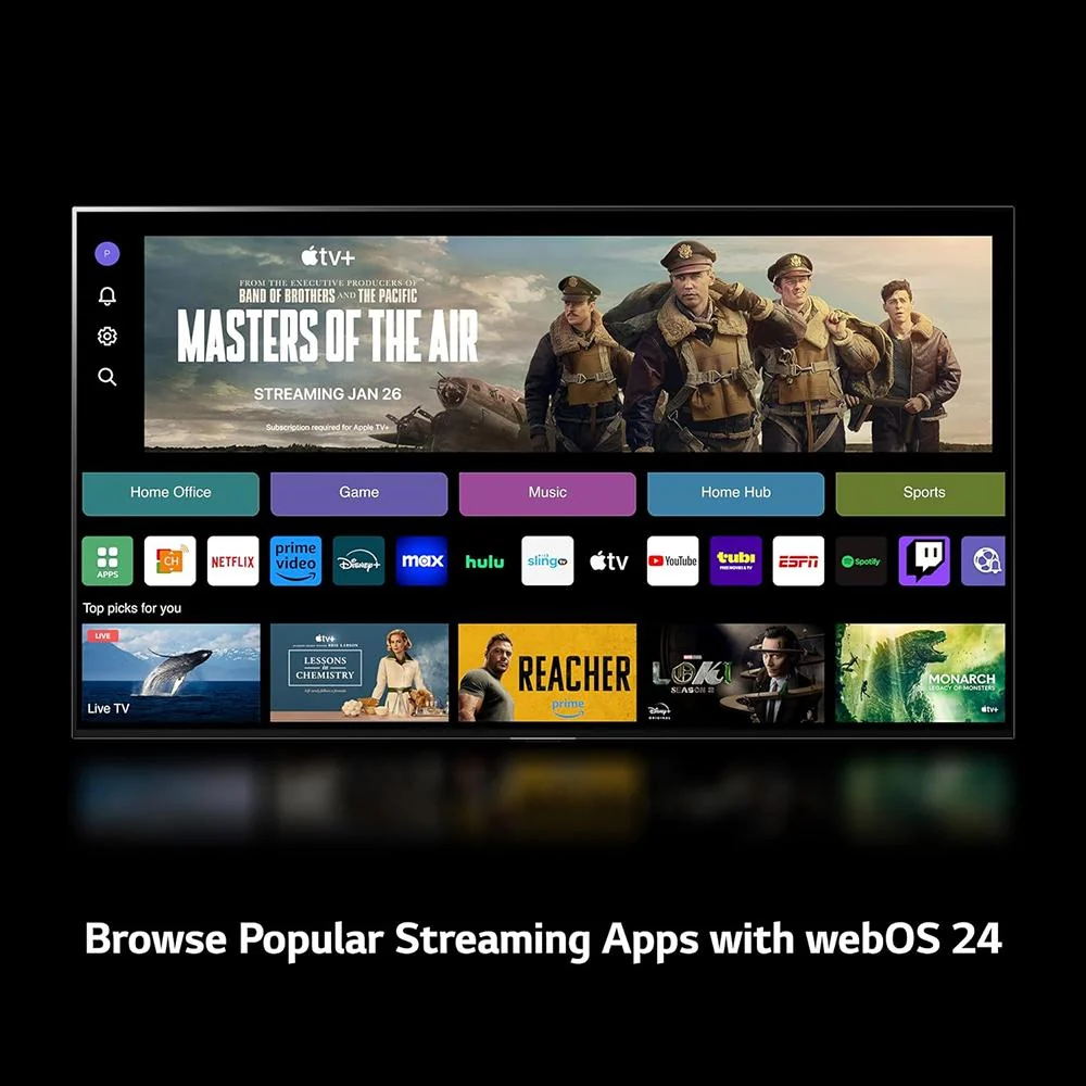 LG 77 Inch Class OLED evo C4 Series Smart TV 4K Processor (2024) - Open Box - Image 9
