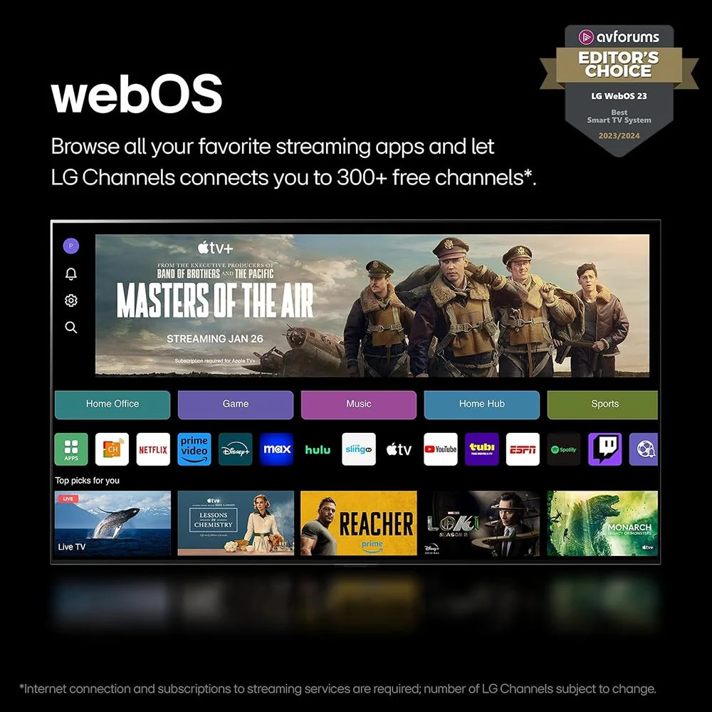 LG 83 Inch OLED evo G4 Series Smart TV 4K HDR 2024 Open Box + 1 Year Warranty - Image 8