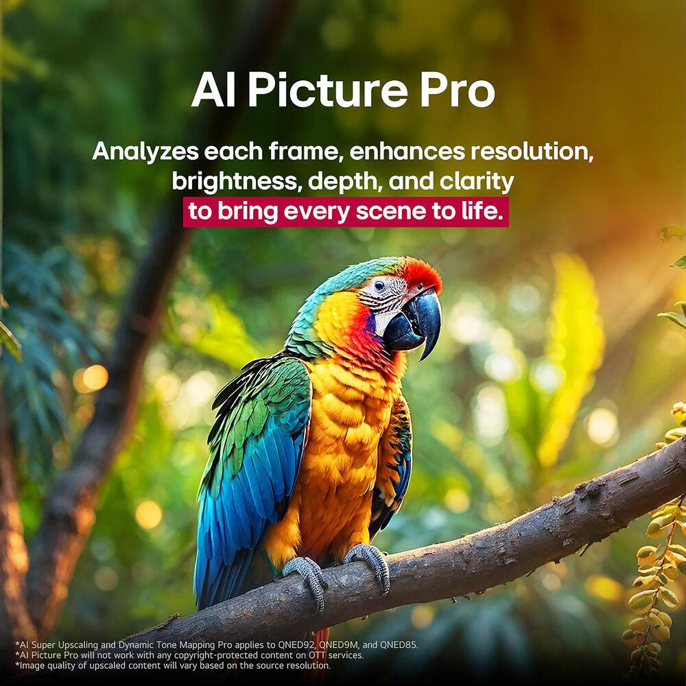 LG 86" QNED AI 4K QNED82A Smart TV (2025) w/ Extended Protection Plan - Image 9