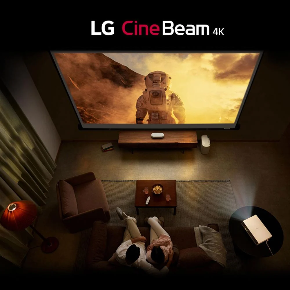 LG CineBeam HU710PW 4K UHD Hybrid Home Cinema Projector - Open Box - Image 2