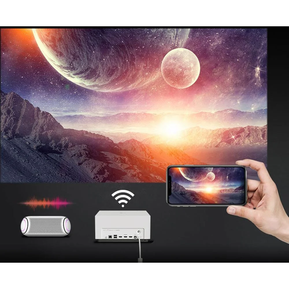 LG CineBeam HU710PW 4K UHD Hybrid Home Cinema Projector - Open Box - Image 5