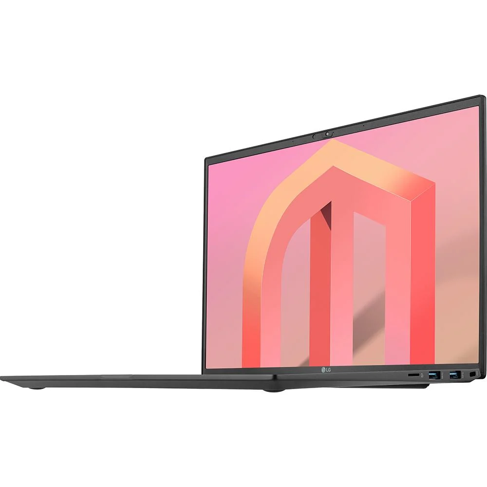 LG gram 14Z90Q 14" Lightweight Laptop Intel i5-1240P 16/512GB SSD Black Open Box - Image 7