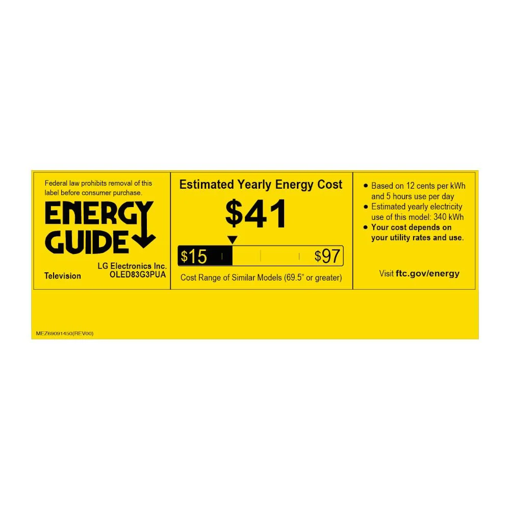 LG OLED evo G3 83 Inch 4K Smart TV (2023) w/ 4 Yr Warranty + $400 Gift Card - Image 14