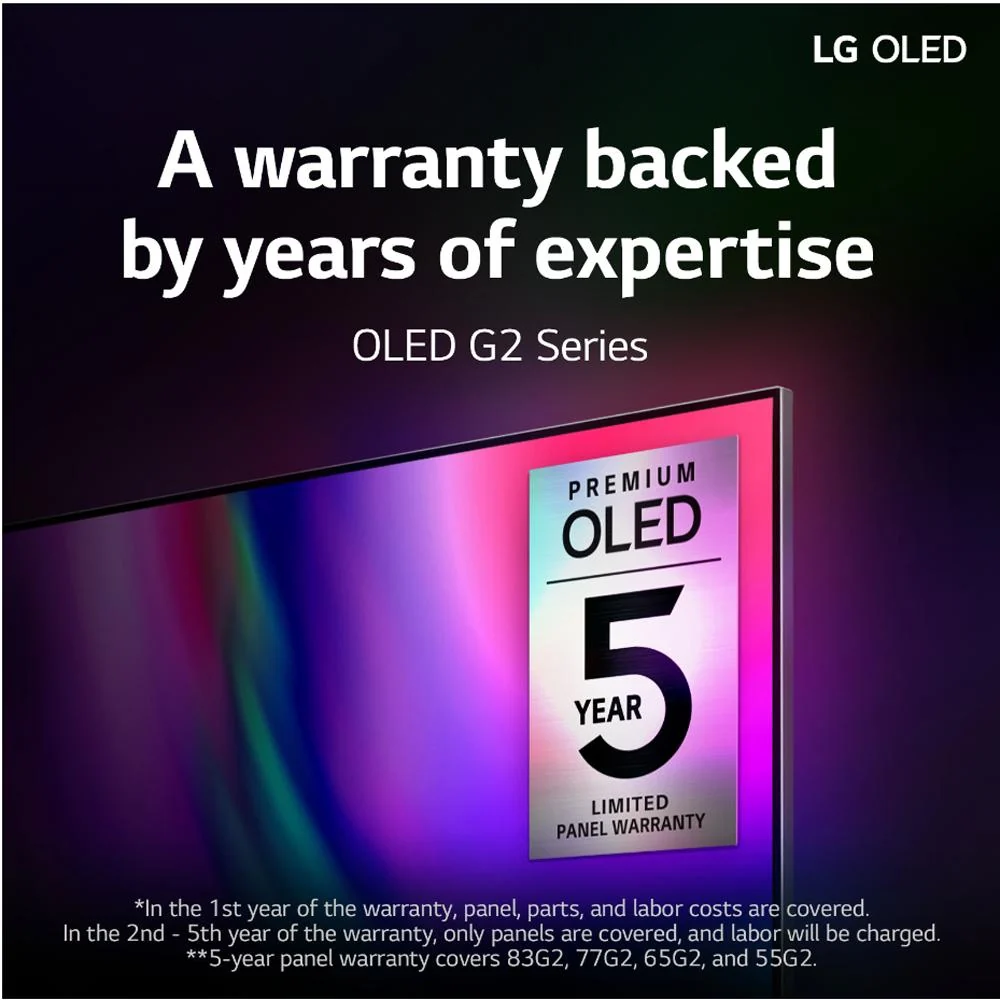 LG OLED97G2PUA 97 Inch HDR 4K Smart OLED TV (2022) - Image 8