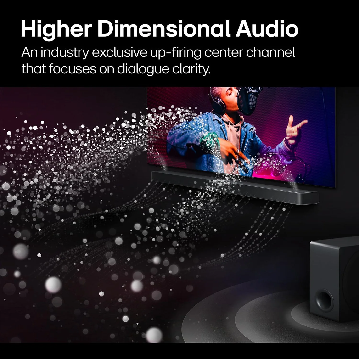 LG Soundbar for TV with Dolby Atmos 3.1.1 Channel + 26 Months Protection Bundle - Image 5