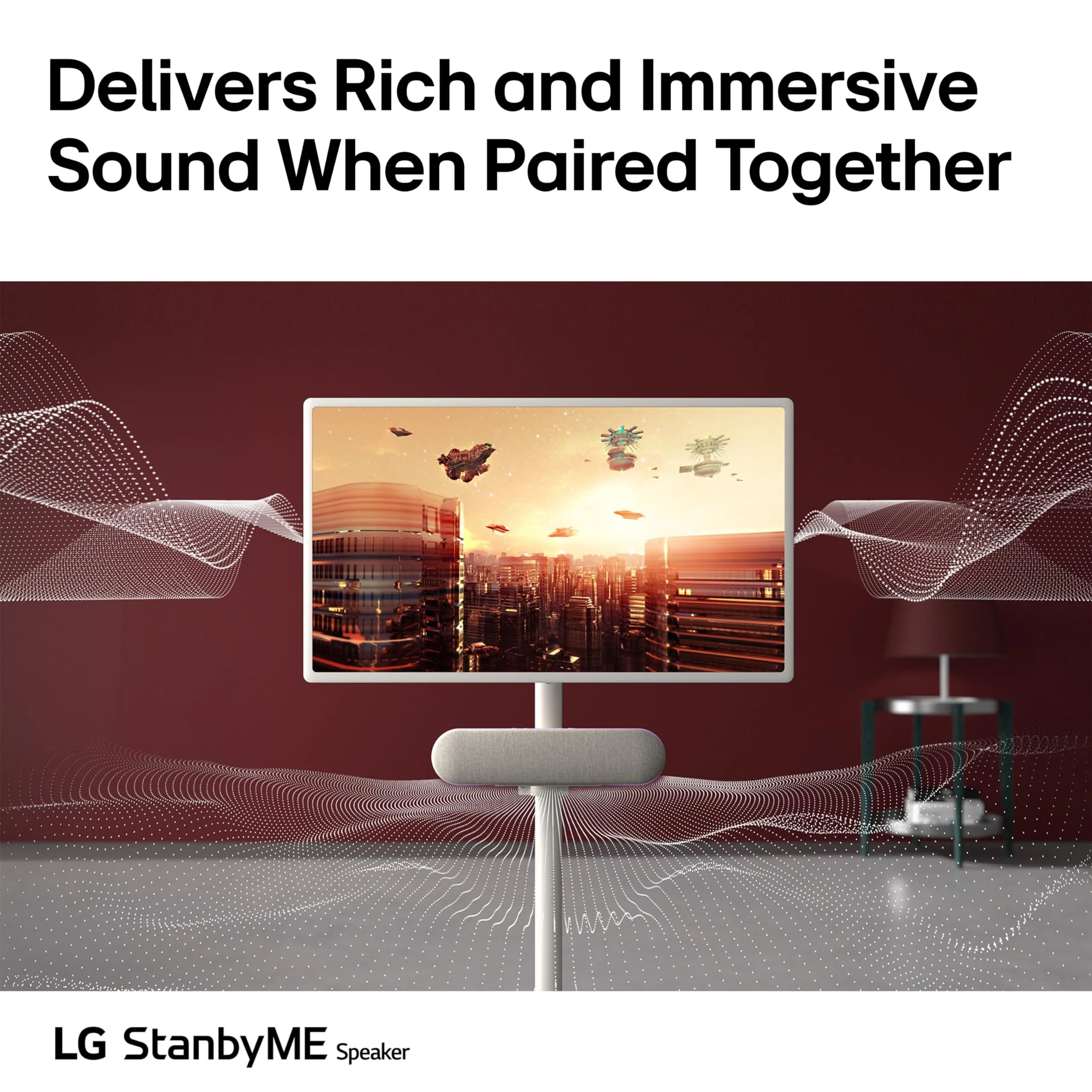 LG StanbyME XT7 Bluetooth Speaker, Powerful Sound, 16-Hour Battery, XT7S - Image 3