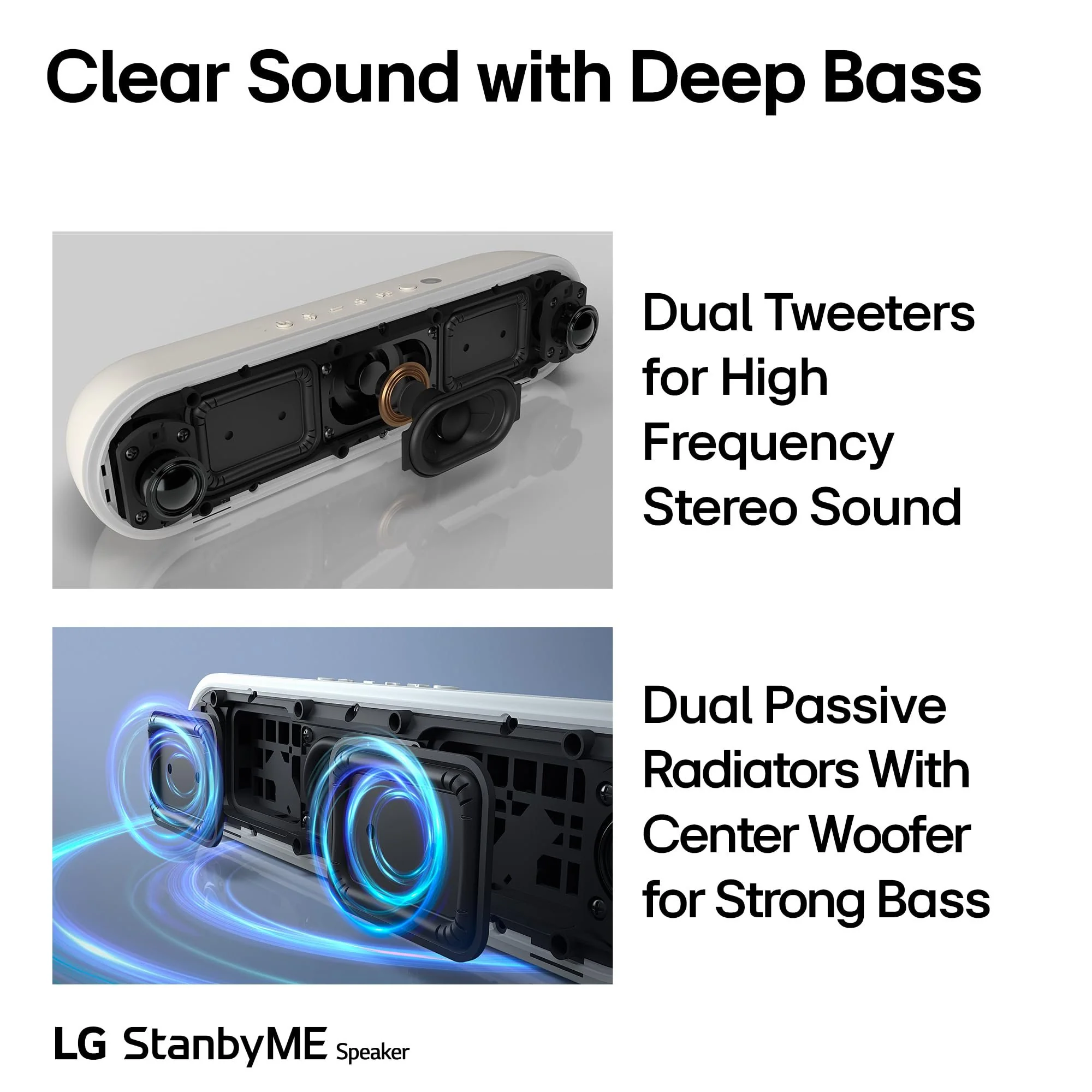 LG StanbyME XT7 Bluetooth Speaker, Powerful Sound, 16-Hour Battery, XT7S - Image 6