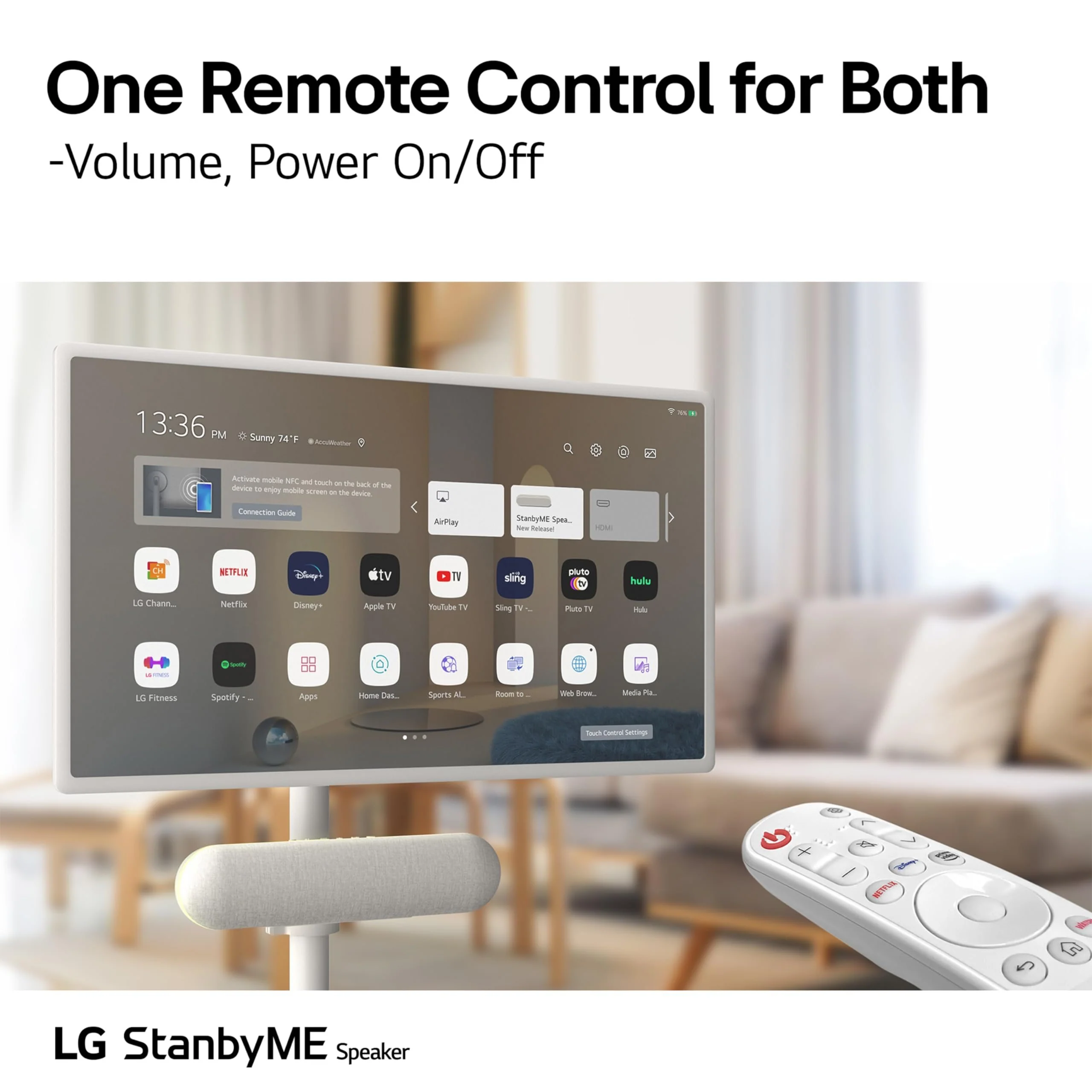 LG StanbyME XT7 Bluetooth Speaker, Powerful Sound, 16-Hour Battery, XT7S - Image 8