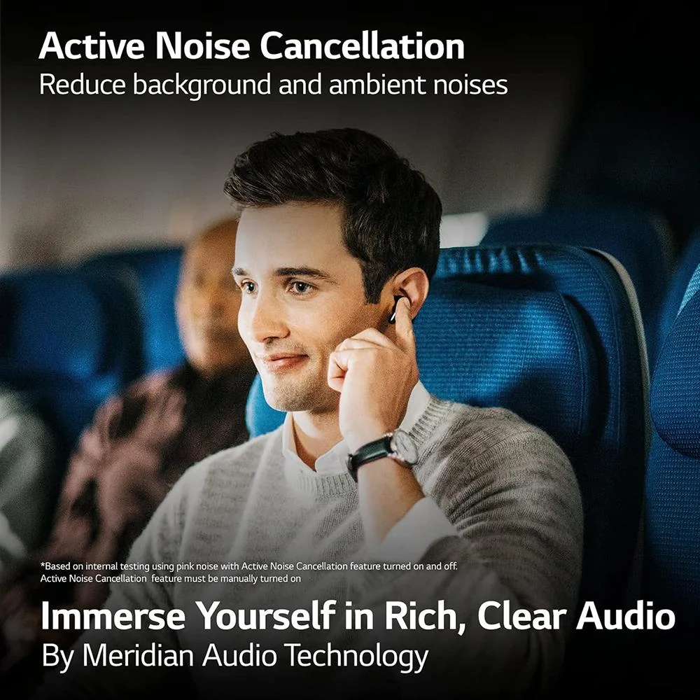 LG TONE Free FP9 True Wireless Bluetooth Earbuds with UVnano Self Cleaning Case - Image 7