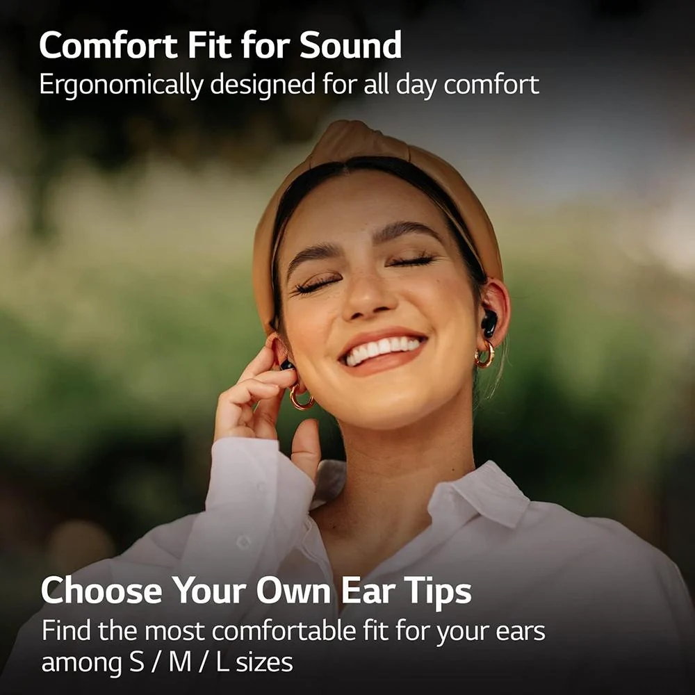 LG TONE Free FP9 True Wireless Bluetooth Earbuds with UVnano Self Cleaning Case - Image 8