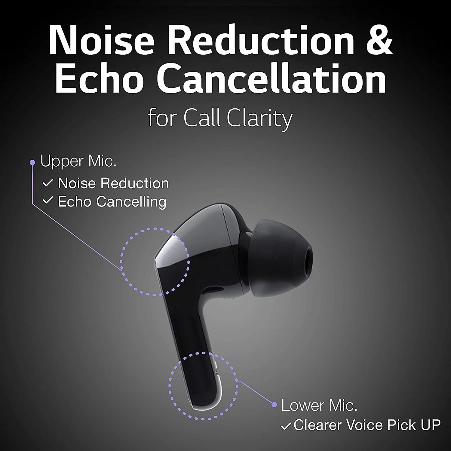 LG TONE Free HBS-FN5W True Wireless Bluetooth Earbuds, Black (HBS-FN5W.ACUSBKI) - Image 10