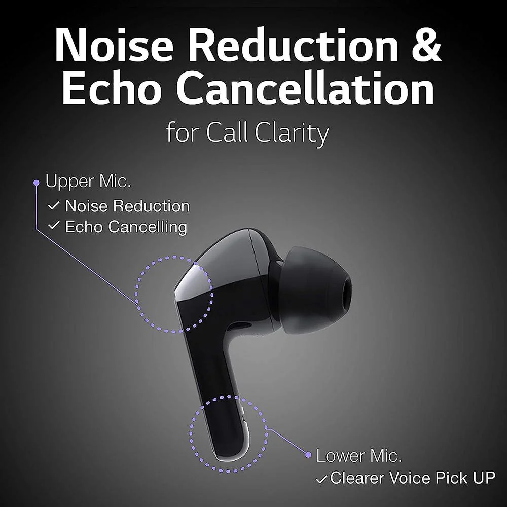 LG TONE Free HBS-FN5W True Wireless Earbuds Meridian Audio (Black) - Open Box - Image 10