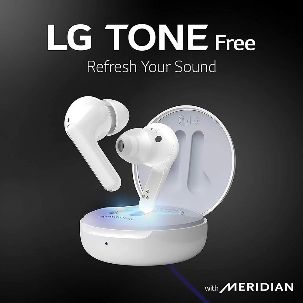 LG TONE Free True Wireless Bluetooth Earbuds White Open Box + 1 Year Warranty - Image 11