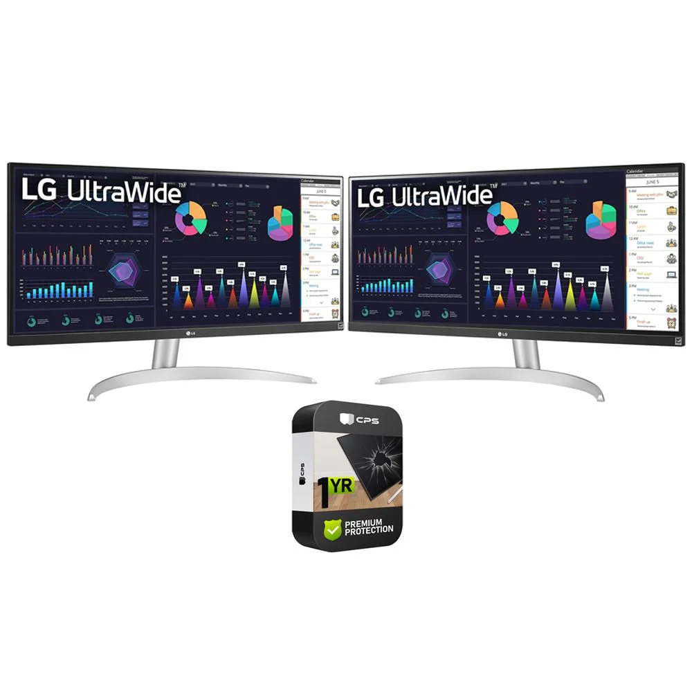 LG UltraWide FHD 29" Computer Monitor with HDR10 & AMD 2 Pack + 1 Year Warranty