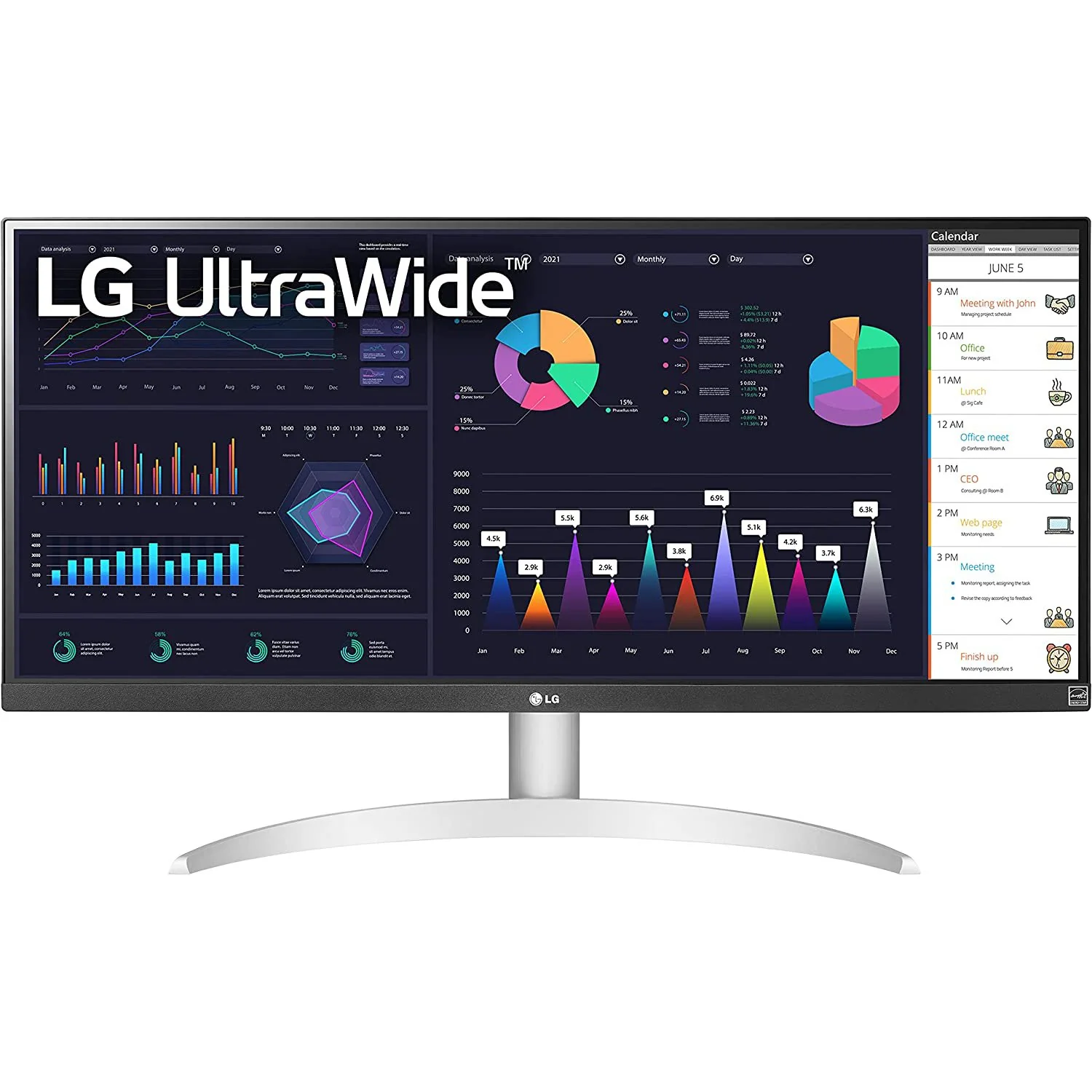 LG UltraWide FHD 29" Computer Monitor with HDR10 + Protection Warranty - Image 2