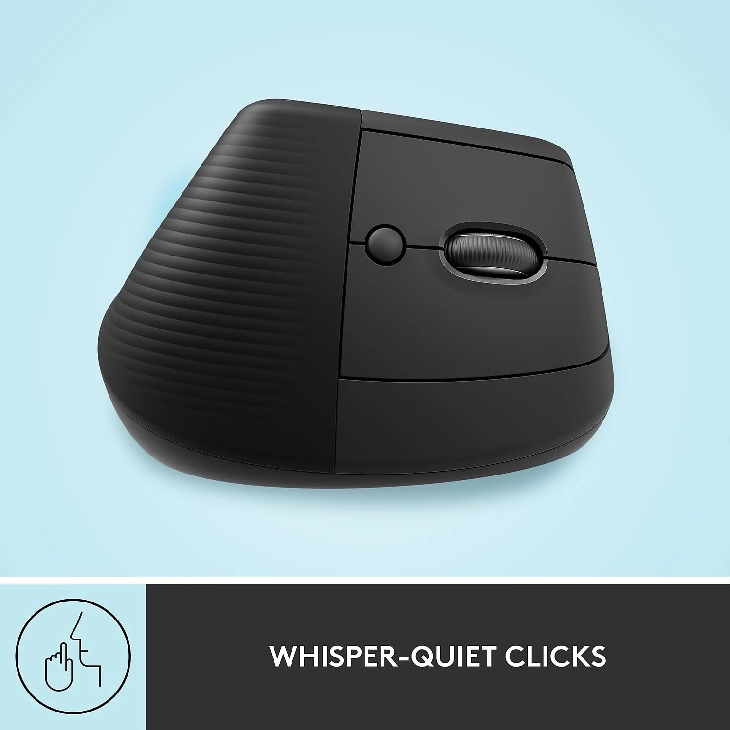 Logitech Core Ergo Series LIFT Vertical Ergonomic Wireless Mouse, Bluetooth/USB, Graphite - Image 7