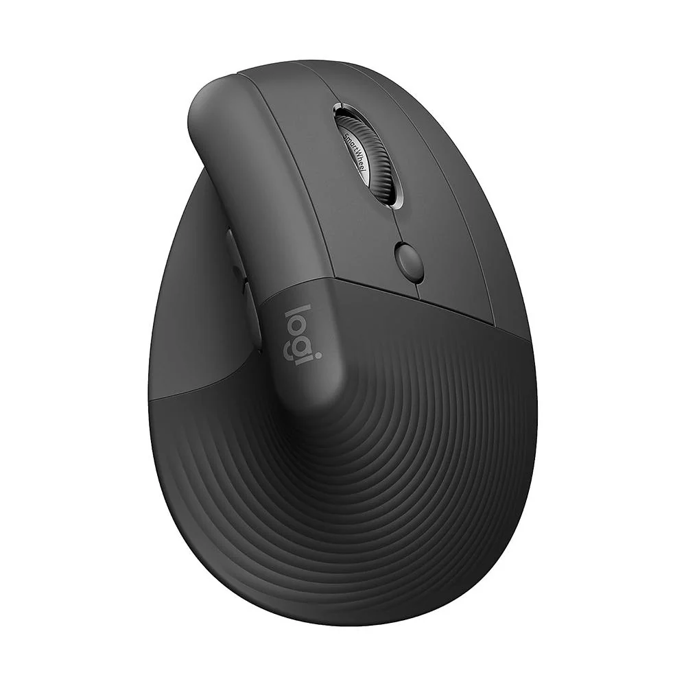 Logitech Core Ergo Series LIFT Vertical Ergonomic Wireless Mouse with Wrist Pads - Image 3