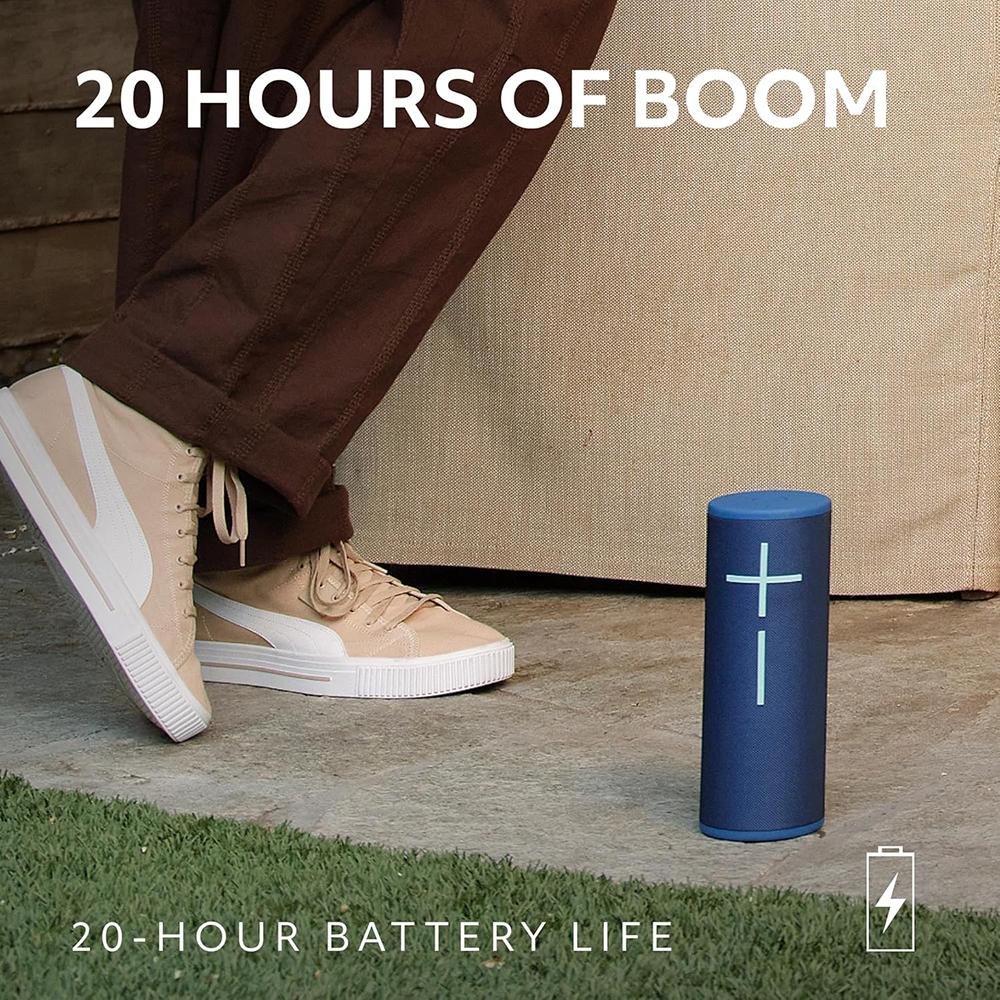 Logitech Core MEGABOOM 4 Portable Waterproof Bluetooth Speaker in Blue - 984-001989 - Image 6