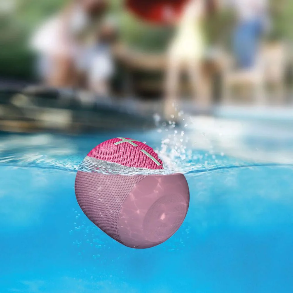 Logitech Core WONDERBOOM 4 Portable Waterproof Bluetooth Speaker in Pink - 984-001878 - Image 7