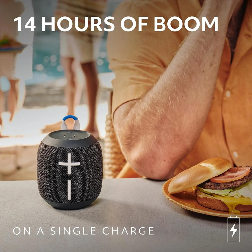 Logitech Core Wonderboom 4 Portable Waterproof Bluetooth Speaker w/ Accessories Bundle - Image 7
