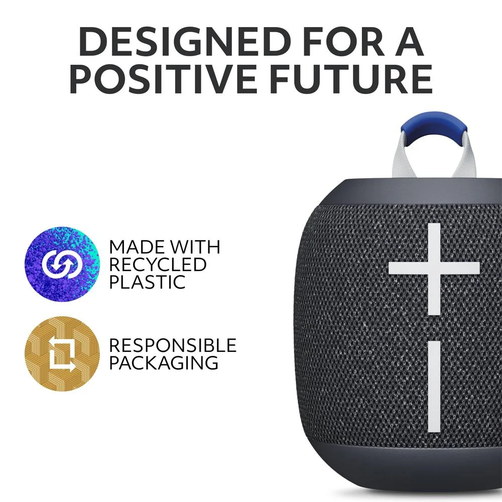 Logitech Core Wonderboom 4 Portable Waterproof Bluetooth Speaker w/ Accessories Bundle - Image 9