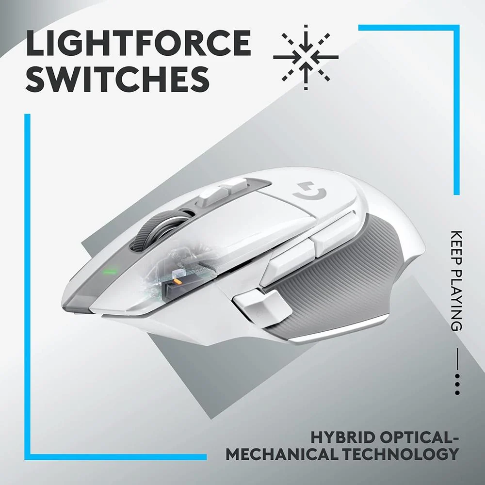 Logitech G502 X Lightspeed Wireless Gaming Mouse, White (910-006187) - Image 11