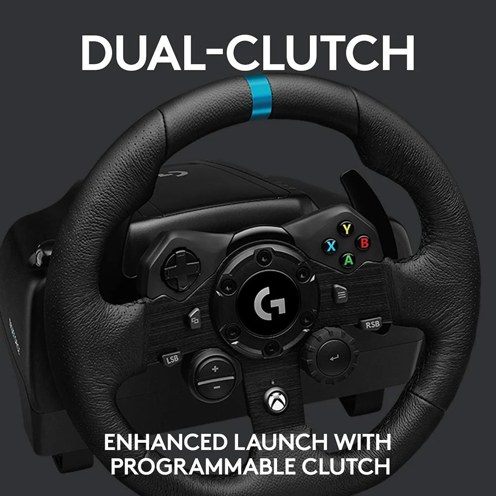 Logitech G923 RacingWheel Pedals XB1 PC - Open Box - Image 6
