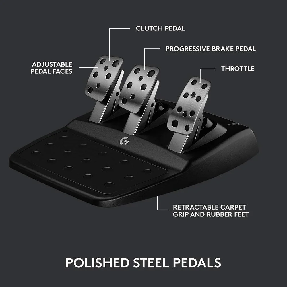 Logitech G923 RacingWheel Pedals XB1 PC - Open Box - Image 9