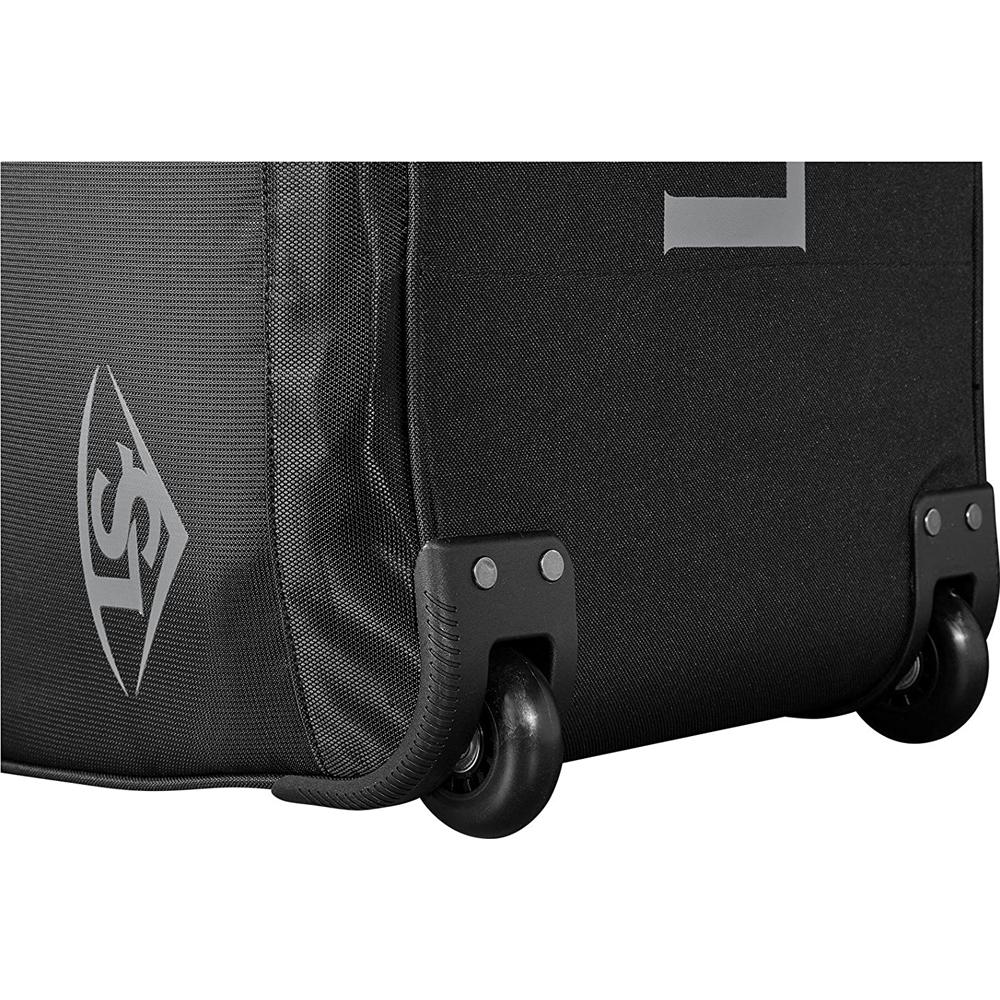 Louisville Slugger Omaha Rig Wheeled Baseball Bag, Black - WTL9505BL - Image 10