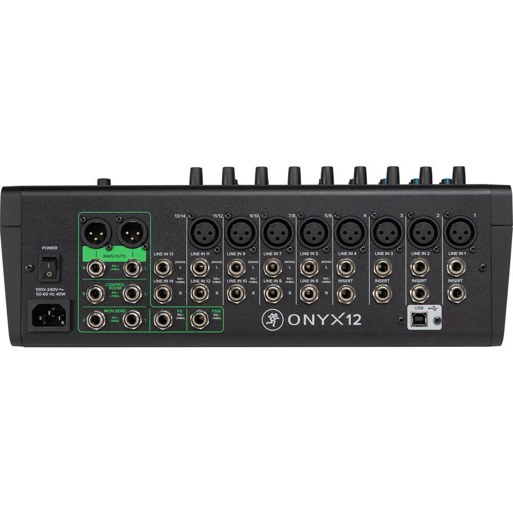 Mackie Onyx12 12-Channel Premium Analog Mixer with Multi-Track USB - Image 4