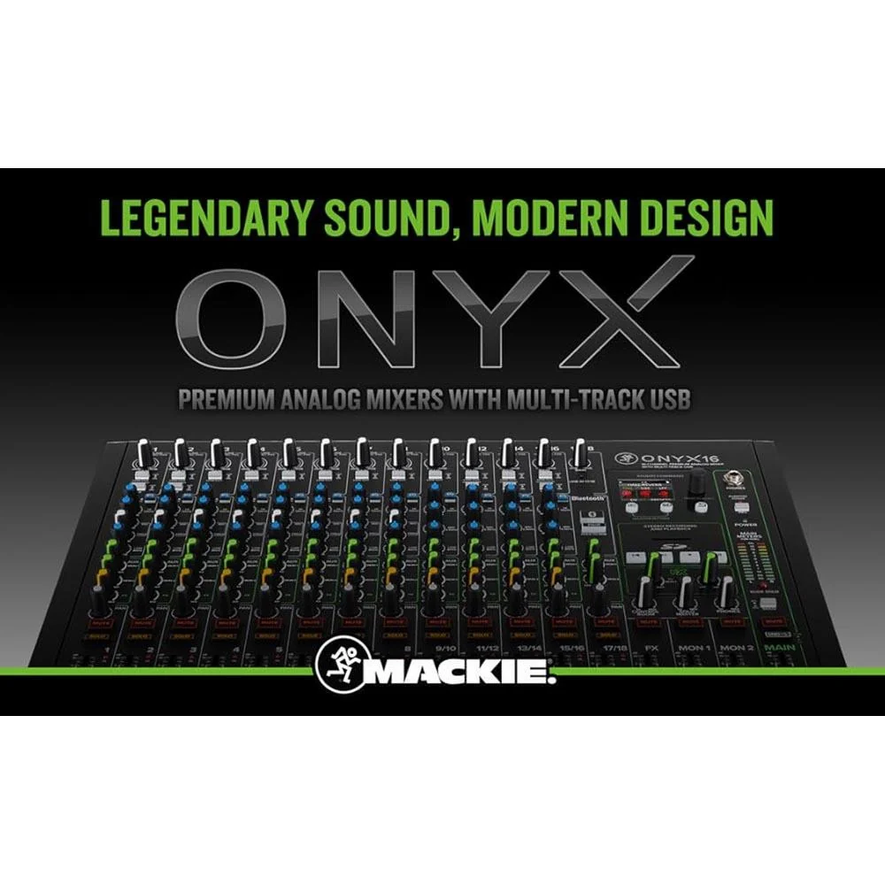 Mackie Onyx12 12-Channel Premium Analog Mixer with Multi-Track USB - Image 5
