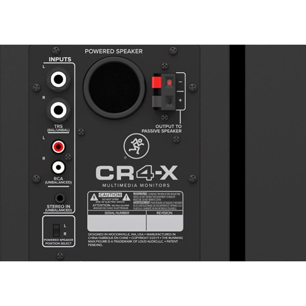 Mackie CR4-X - 4 Creative Reference Multimedia Studio Monitors - Open Box - Image 10