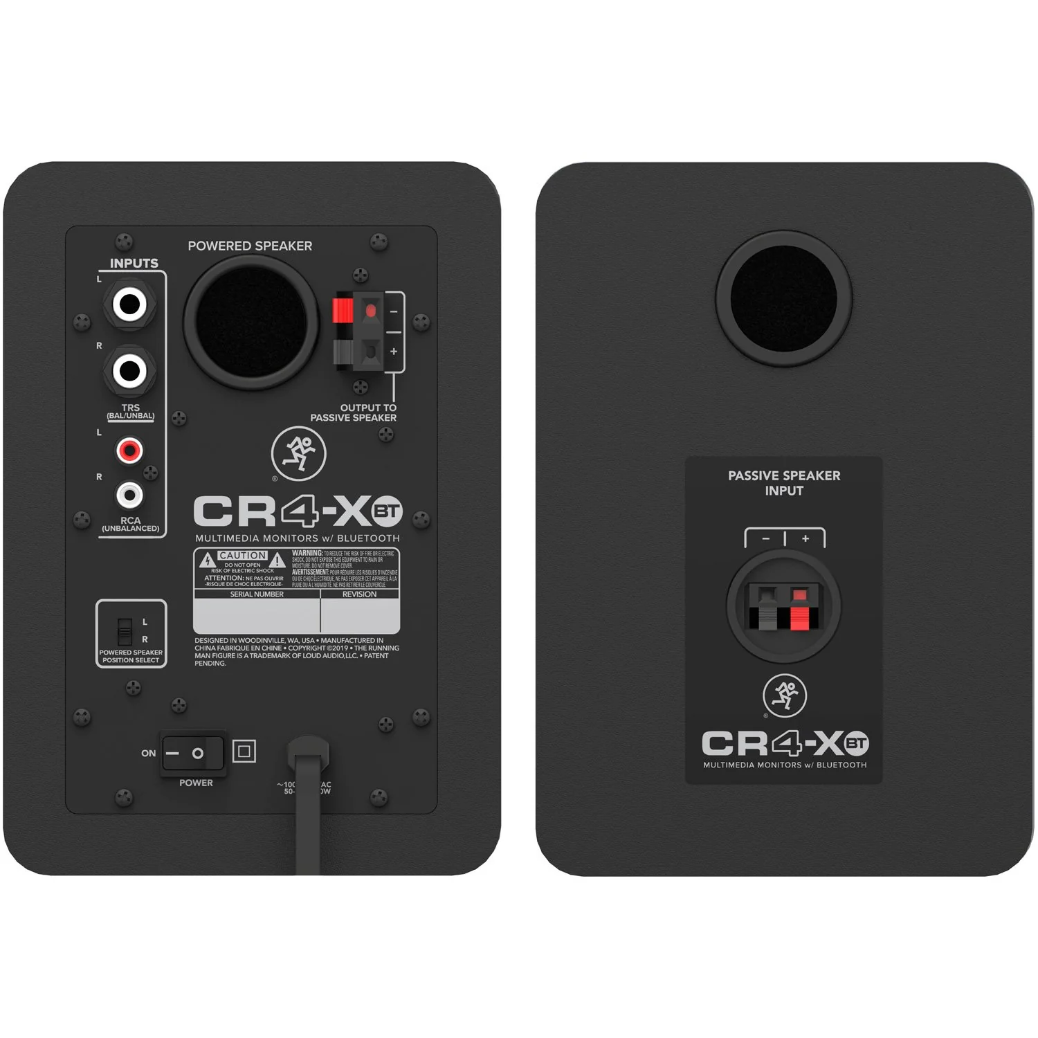 Mackie CR4-XBT - 4" Creative Reference Multimedia Studio Monitors with Bluetooth - Image 5