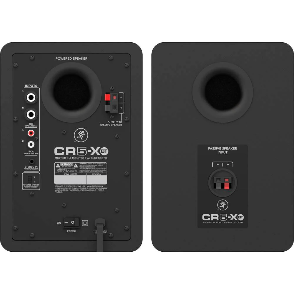 Mackie CR5-XBT - 5" Creative Reference Multimedia Studio Monitors with Bluetooth - Image 3