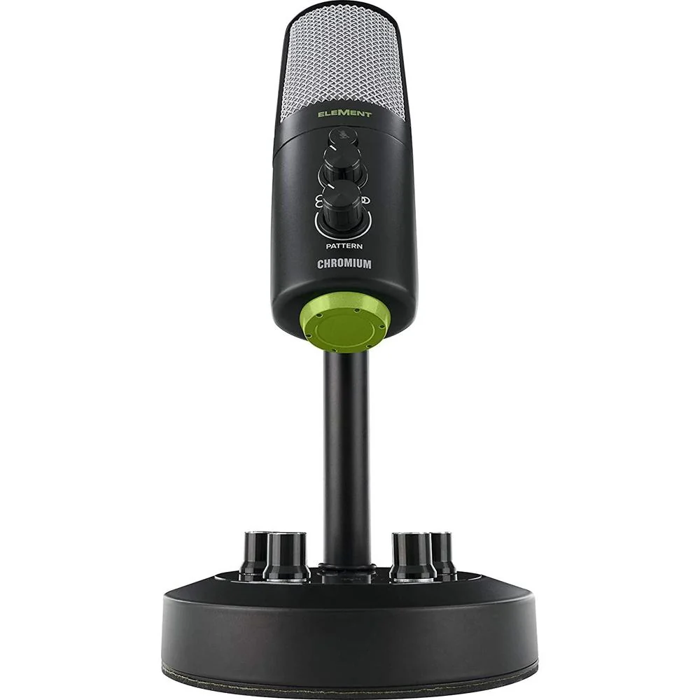 Mackie EleMent Series Chromium USB Condenser Microphone - (EM-CHROMIUM) - Open Box - Image 2