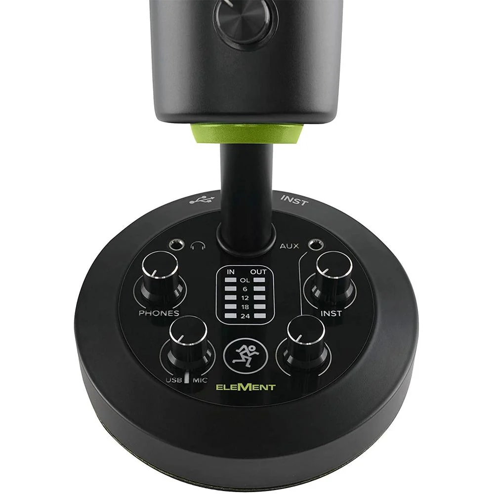 Mackie EleMent Series Chromium USB Condenser Microphone + Wind Screen & Warranty - Image 9