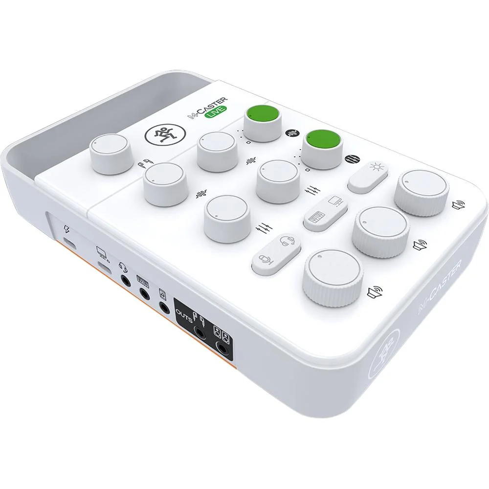 Mackie M-Caster Live Portable Streaming Mixer White Open Box + 1 Year Warranty - Image 10