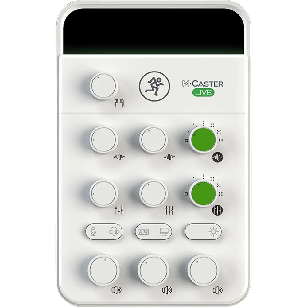 Mackie M-Caster Live Portable Streaming Mixer White Open Box + 1 Year Warranty - Image 3