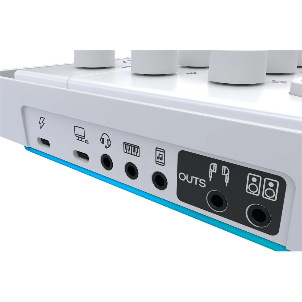 Mackie M-Caster Live Portable Streaming Mixer White Open Box + 1 Year Warranty - Image 5