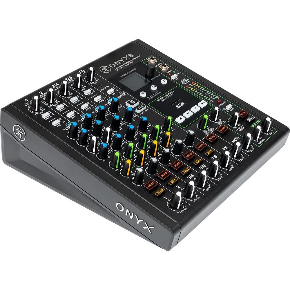 Mackie Onyx8 8-Channel Premium Analog Mixer with Multi-Track USB - Image 2