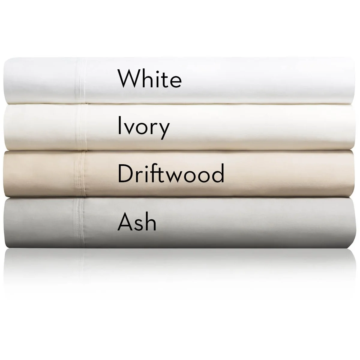 Malouf 600 Thread Count Cotton Blend Sheet Set, Full - Ash (MA06FFASCS) - Image 2