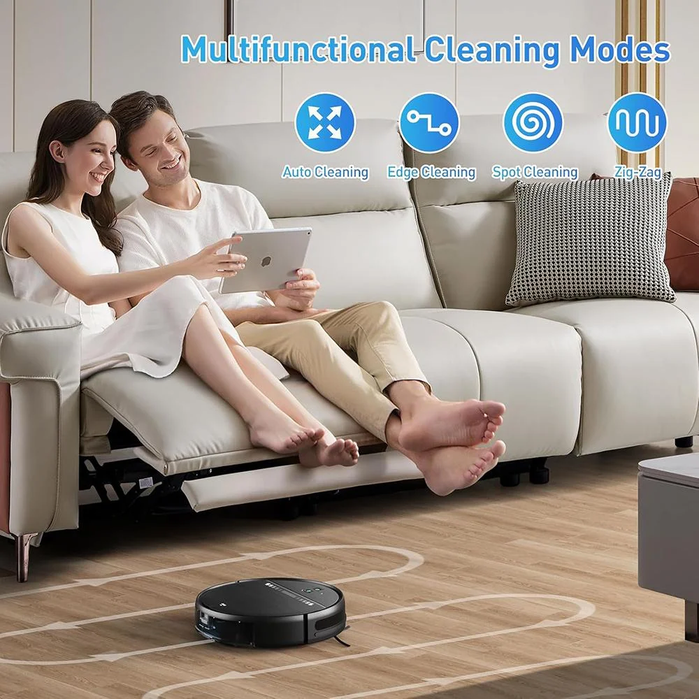MANVN Robot Vacuum and Mop Combo, 2 in1 with Schedule, Wi-Fi/App, 2300Pa Max Suction - Image 2